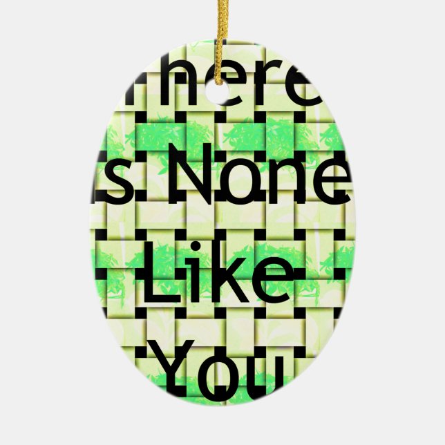Like You.png Ceramic Ornament (Front)