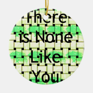 Like You.png Ceramic Ornament