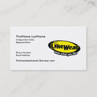 LikeWear Business Cards