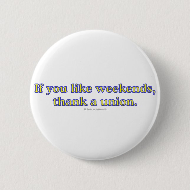 LikeWeekends 2 Inch Round Button (Front)
