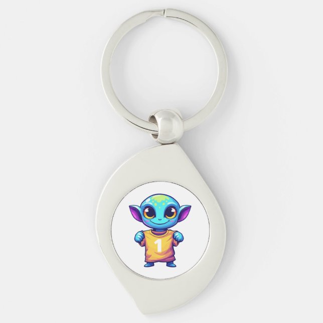 Lil' Alien Keychain (Front)