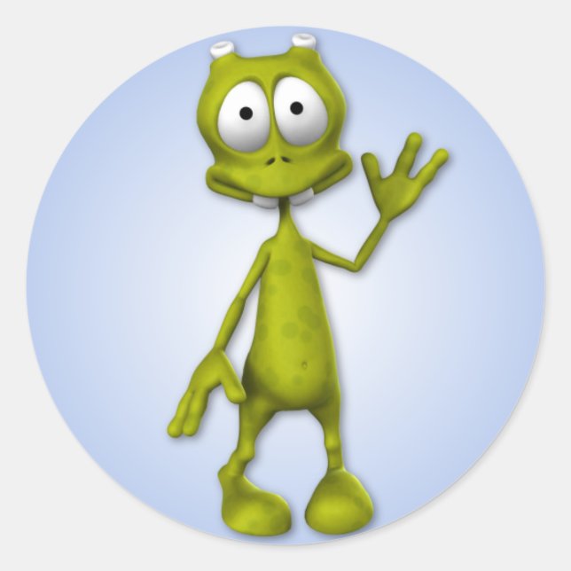 Lil' Alien Sticker (Front)