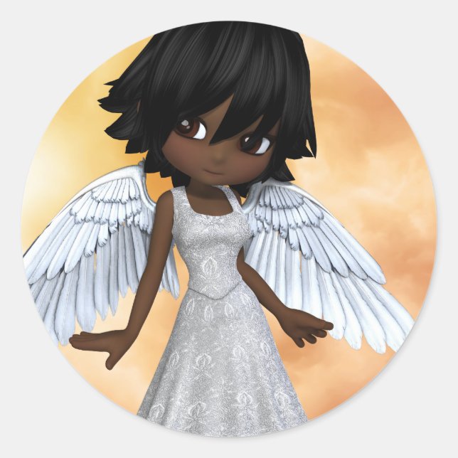 Lil Angels 2 Classic Round Sticker (Front)