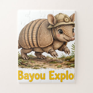 Lil' Bayou Explorers Armadillo 30-Pc Kids Puzzle