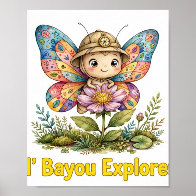 Lil' Bayou Explorers Butterfly Poster (Front)