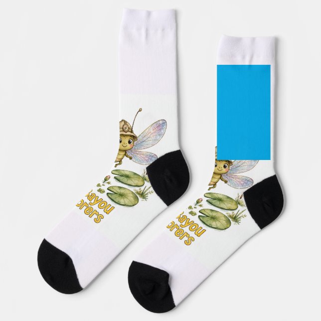 Lil' Bayou Explorers Dragonfly Socks (Left)
