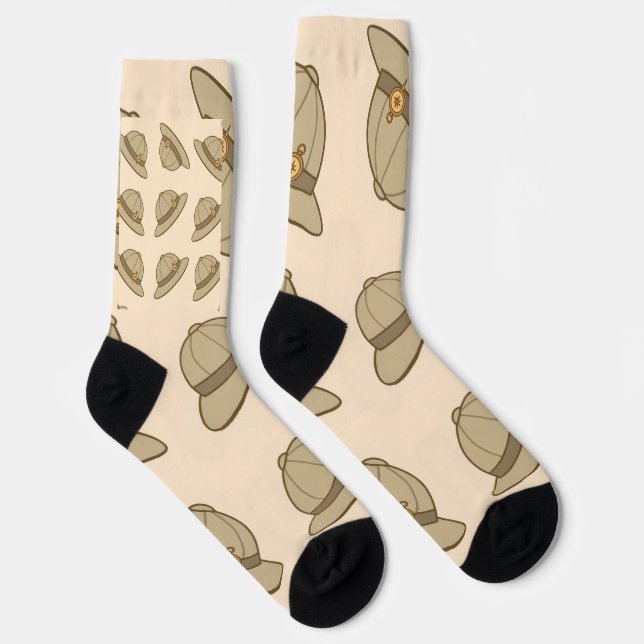 Lil' Bayou Explorers Explorer Hats Pattern Socks (Right)