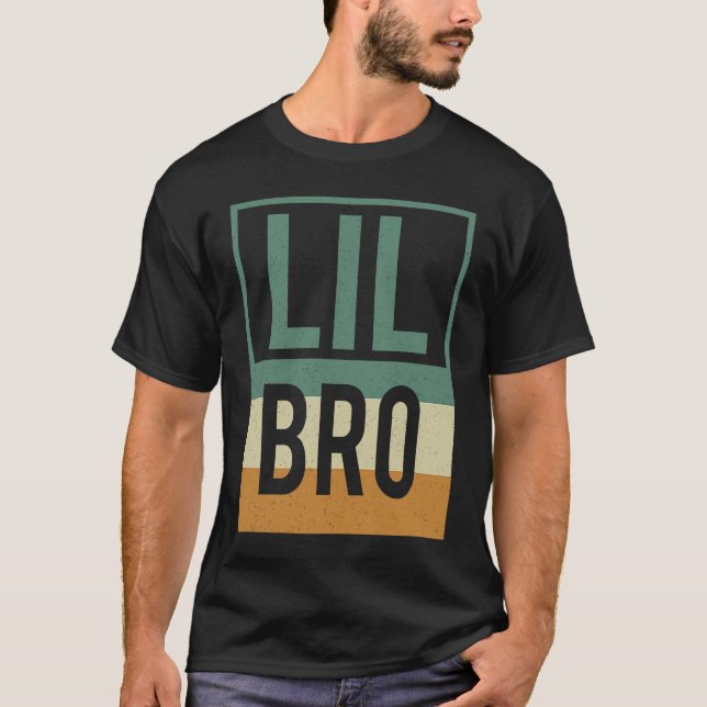 Lil Big Bro  Younger Brother T-Shirt (Front)