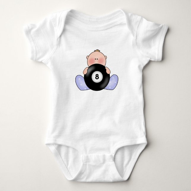 Lil Billiards Baby Boy Bodysuit (Front)