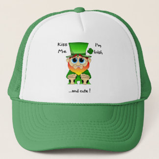 Lil Blarney Kiss Me Trucker Hat