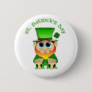 Lil Blarney St Patricks Day 2 Inch Round Button