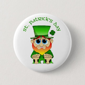 Lil Blarney St Patricks Day 2 Inch Round Button