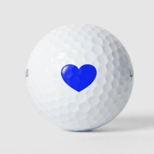 Lil Blue Heart Golf Balls