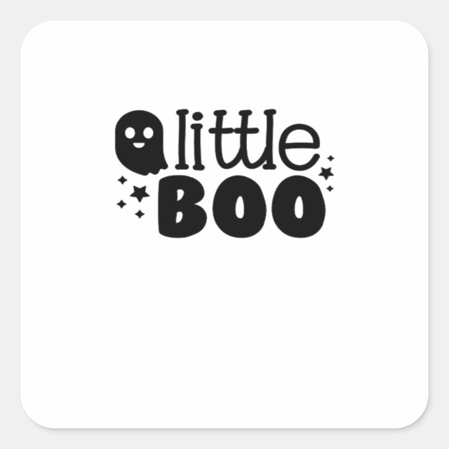 Lil Boo Halloween 2025 Square Sticker (Front)