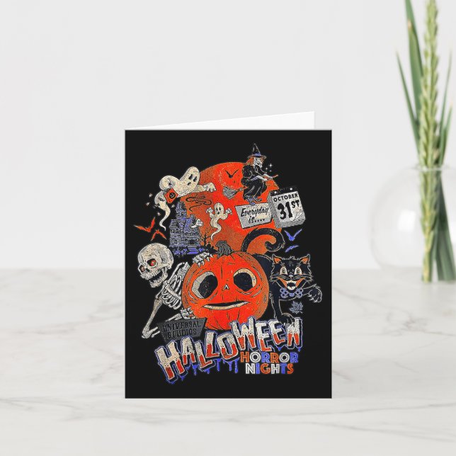 Lil Boo Halloween Horror Nights Every Is October 3 Card (Front)