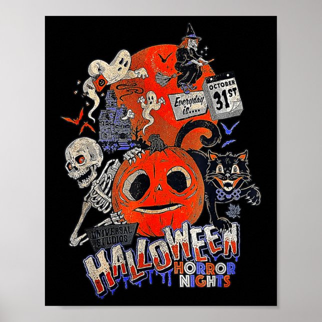Lil Boo Halloween Horror Nights Every Is October 3 Poster (Front)