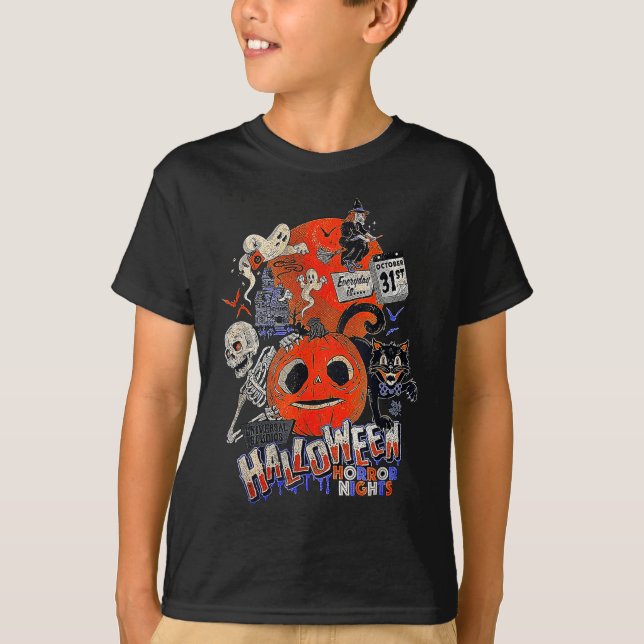 Lil Boo Halloween Horror Nights Every Is October 3 T-Shirt (Front)