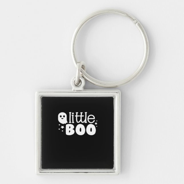 Lil Boo Halloween Vintage Style Keychain (Front)