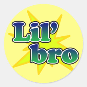 Lil Bro Classic Round Sticker