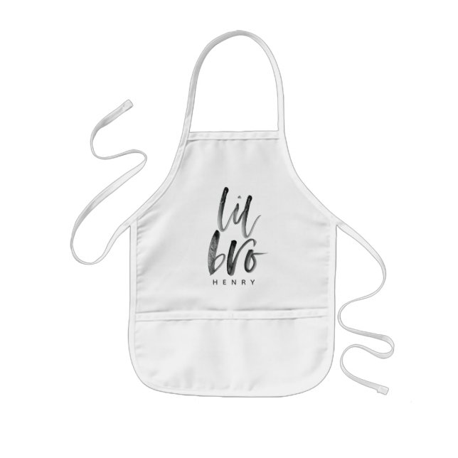 lil bro kids apron (Front)