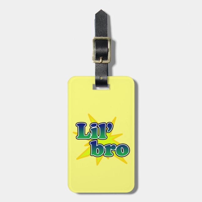 Lil Bro Luggage Tag (Front Vertical)