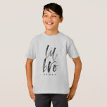 lil bro T-Shirt<br><div class="desc">Lil bro little brother t-shirt. Modern watercolor effect little brother t-shirt. Great gift for baby showers. Sized to fit kids and adults as you're never too old to show you love being a little brother! Great birthday or Christmas gift for your little brother. Part of a collection.</div>
