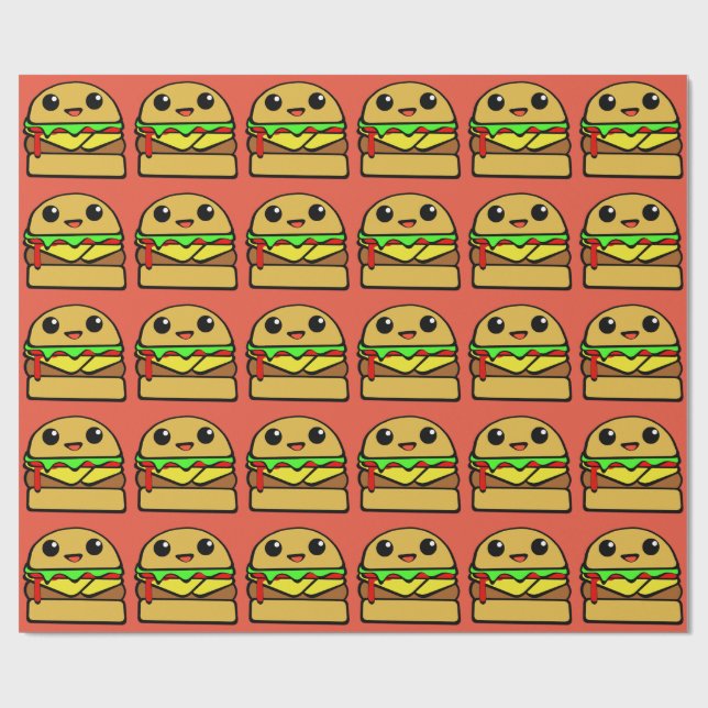 Lil Cheeseburger Wrapping Paper (Flat)