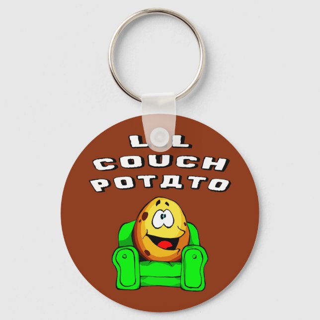 Lil Couch Potato Keychain (Front)