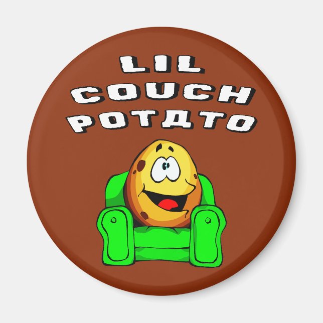 Lil Couch Potato Magnet (Front)