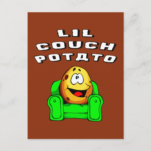 Lil Couch Potato Postcard (Front)