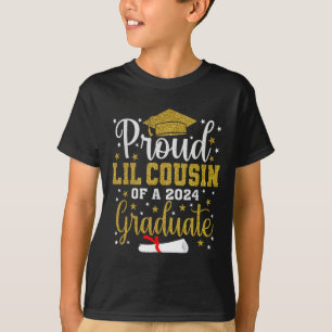 Lil Cousin Of A 2024 Graduate Cl Senior Graduation T-Shirt