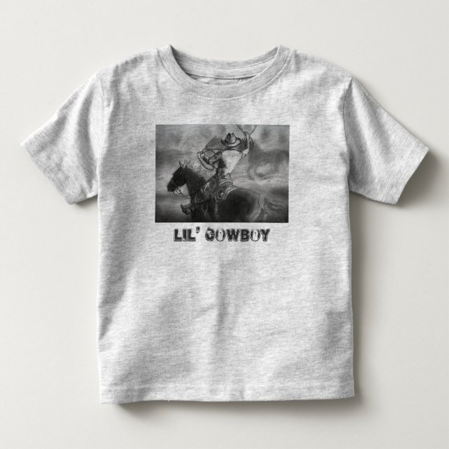 "Lil' Cowboy" Toddler T-Shirt (Front)