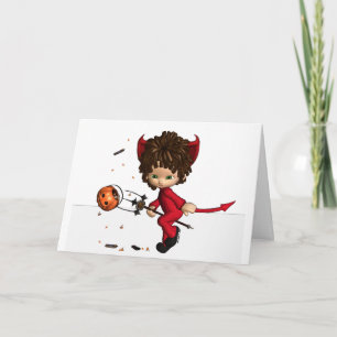Lil' Devil Halloween Card