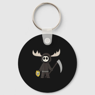 Lil Doom Moose - Funny Reaper Cartoon  Keychain