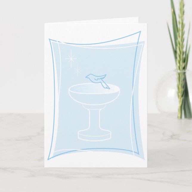 Lil' Dove Baptism invitation (Boy) (Front)