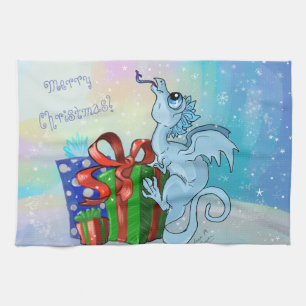 lil' Dragon Snowflake Kitchen Towel