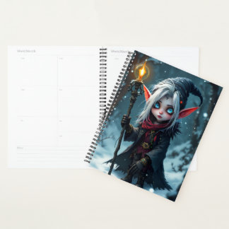 Lil Elfie Sister Spiral Planner Notebook