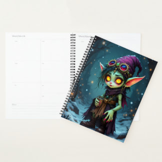 Lil Elfie Spiral Planner Notebook