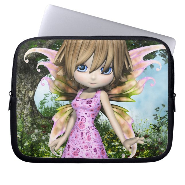 Lil Fairy Princess Laptop Sleeve (Front)