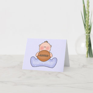 Lil Football Baby Boy Card