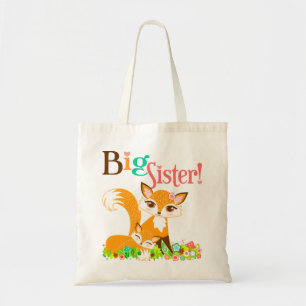 Lil Foxies Big Sister Tote Bag