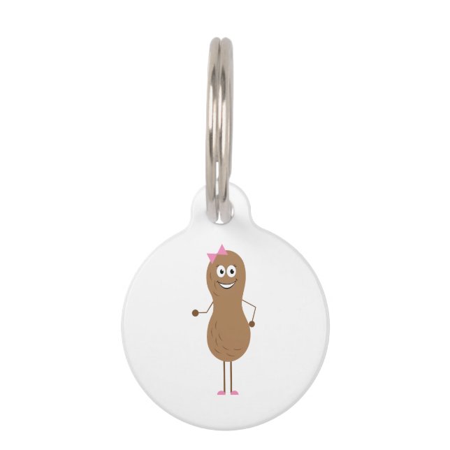 Lil Girl Peanut Pet Tag (Front)