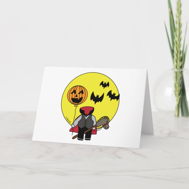 Lil Headless Horseman Card (Front)