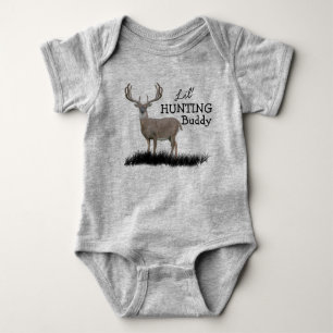 Lil Hunting Buddy Buck Baby Bodysuit
