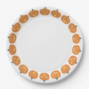 Lil Jak Faces Halloween Paper Plates