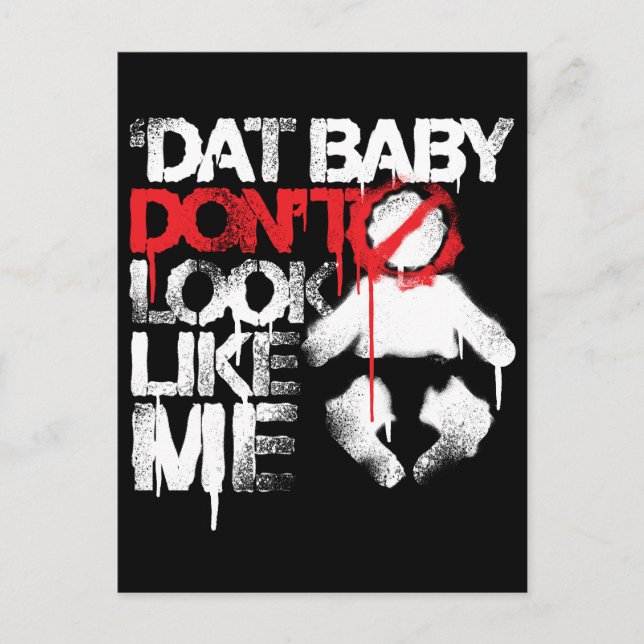 Lil Jon "Shawty Putt- Dat Baby Don't Look Like Me" Postcard (Front)