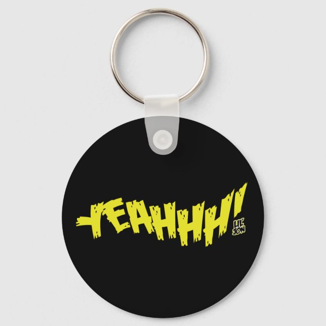 Lil Jon "Yeeeah!" Yellow Keychain (Front)