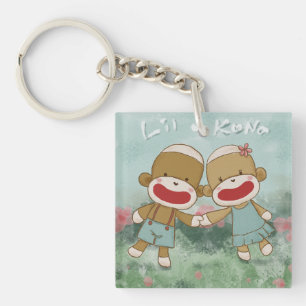 Lil & Kona Holiding Hands Keychain