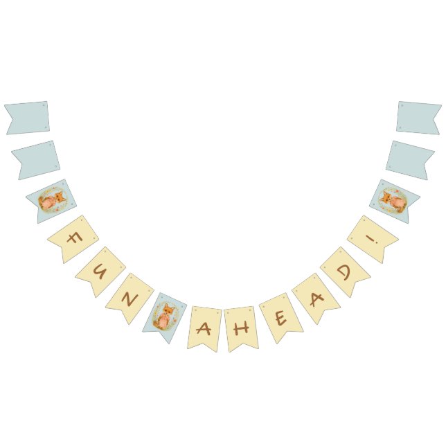 Lil Lily's Festive Blue Bash Bunting Flags (All)