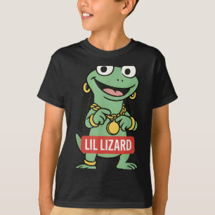 Lil Lizard Funny Lizard Trending Meme T-Shirt